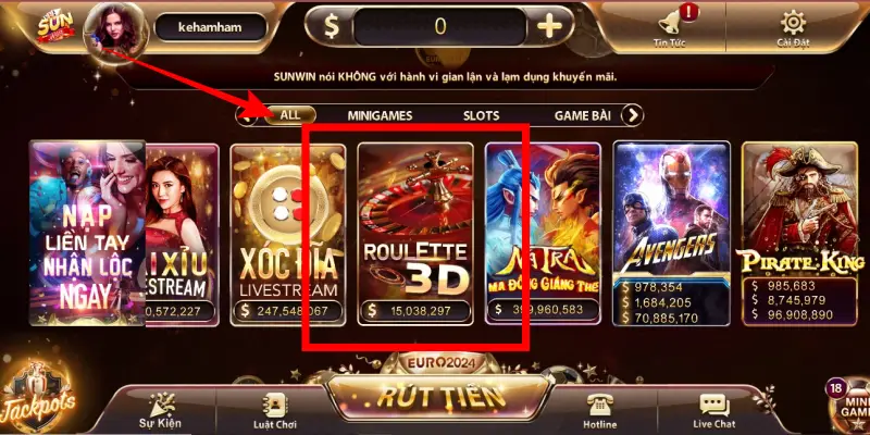 roulette 3d sunwin