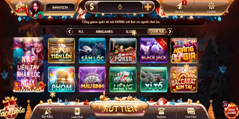 game bài xì tố Sunwin