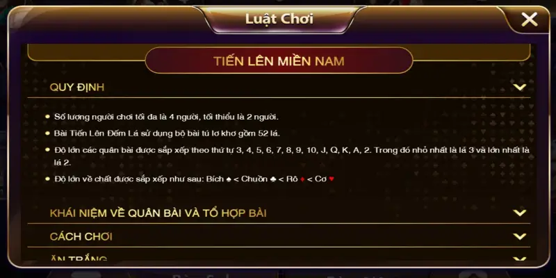 Mẹo giúp chiến thắng game tiến lên miền nam tại Sunwin