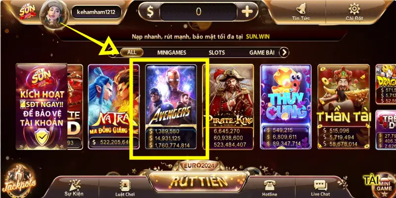  Phá Đảo Game Nổ Hũ Avengers Từ Sunwin